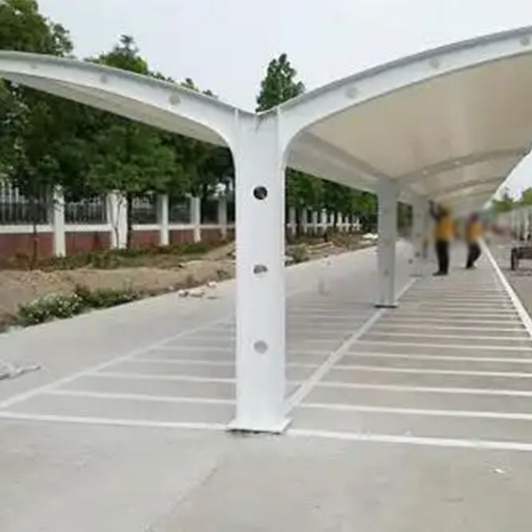 菏泽膜结构电动车棚