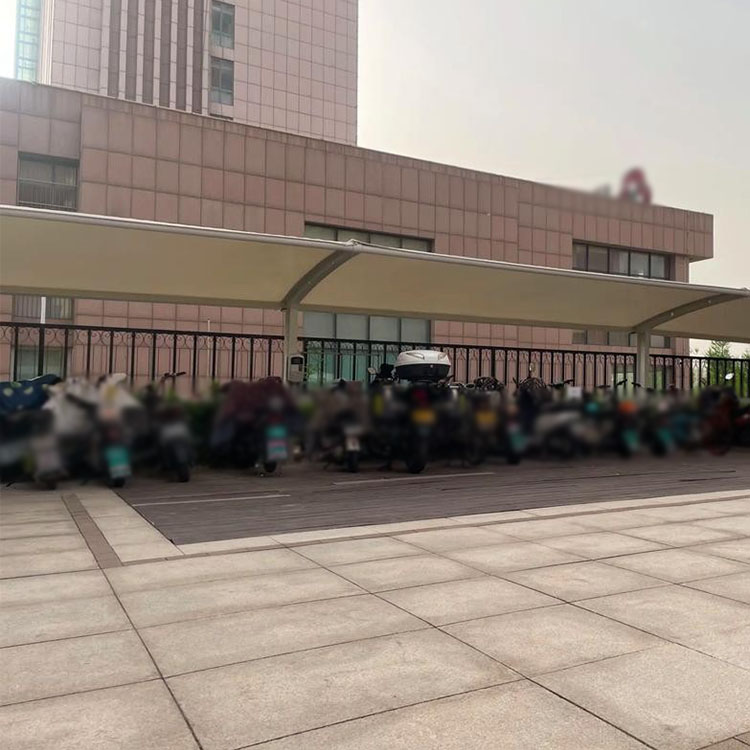 菏泽膜结构电动车棚